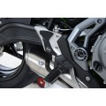 R&G Racing Boot Guard 2-Piece (heel plate-mounted) for Kawasaki Z650 / Ninja 650 '17-'22